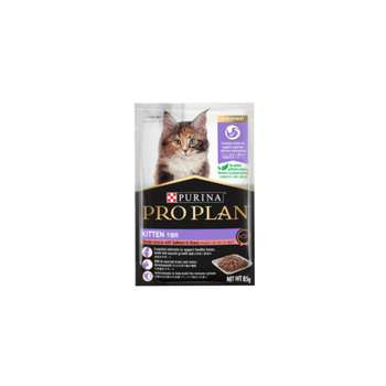 بورينا طعام رطب للكتن قطع السلمون في المرق 85جرام