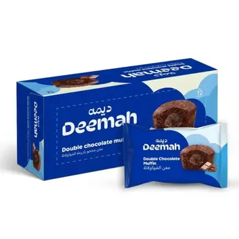 Deemah Double Chocolate Muffin 12×27g