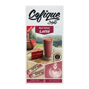 كوفيك لاتية ريد فلفت سريع التحضير 24 جرام