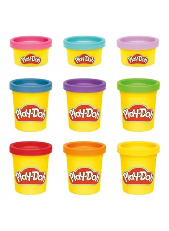 Hasbro Play-Doh Bright Rainbow Modelling Clay 9-Piece