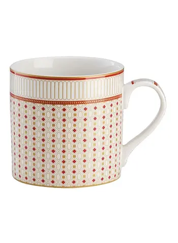 Red and White Imperial Porcelain Mug 400ml