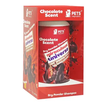 Pets Republic Chocolate Scent Dry Powder Shampoo 500g