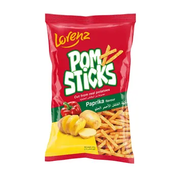 Lorenz Paprika Flavoured Pomsticks 85g