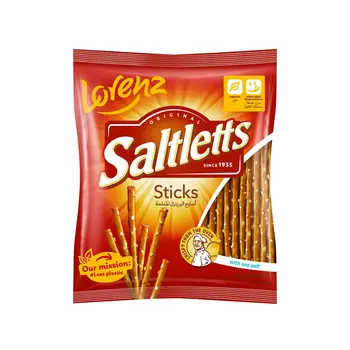 لورنيز سالتليتس سناكس كرسبي بالملح البحري 150جرام