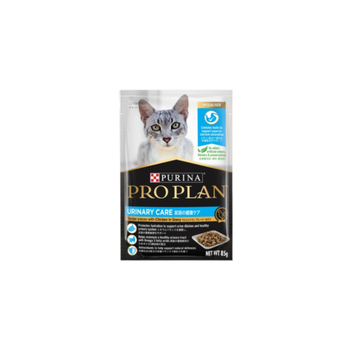 بورينا يوريناري طعام رطب للقطط لدعم المسالك البولية قطع الدجاج في المرق 85جرام