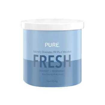 شمعة خفيفة بيور فريش شمعة برطمان فتلتين برائحة اللافندر وخشب الصندل 16 أونصة 46291666 1قطعة