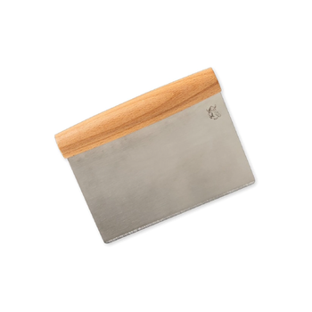 NORDICWARE Silver-Brown Dough Scraper