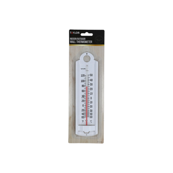 TAYLOR Indoor-Outdoor Metal Wall Thermometer 9.3x30.4cm