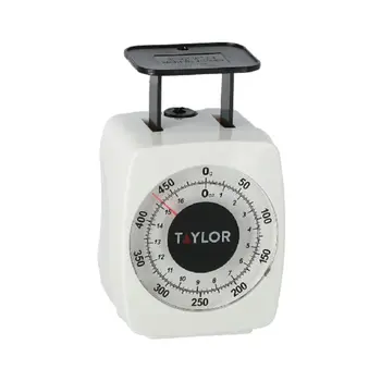 TAYLOR Diet Max Scratch-Resistant Kitchen Scale White