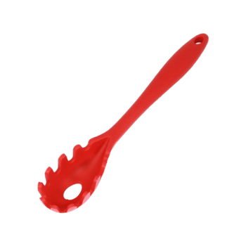 شيف كرافت شوكة سباجيتي سيليكون فاخرة آمنة للاستخدام في غسالة الأطباق باللون الأحمر وحجم 11.5 انش 13041 1قطعة