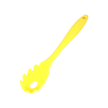 شيف كرافت شوكة سباجيتي سيليكون فاخرة آمنة للاستخدام في غسالة الأطباق باللون الأصفر وحجم 11.5 انش 13241 1قطعة