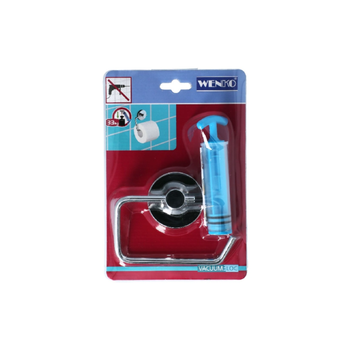 وينكو ميلازو حامل ورق التواليت بالتثبيت على الحائط بالعزل الهوائي فضي 5.31 x 5.51 x 8.27 بوصة 20899100 1قطعة