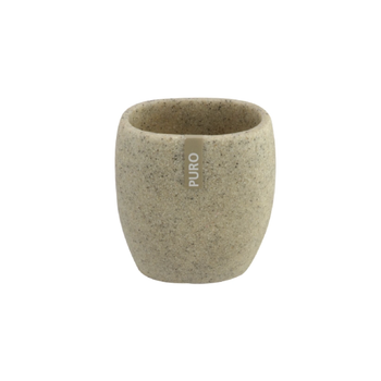 وينكو  كوب يستخدم للحمام مصنوع من بوليريزين ذو تصميم عصري وجودة عالية ويأتي باللون الرمادي الفاتح  6.5 × 9.5 × 9.5 سم 22019100 1قطعة