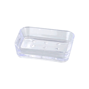 وينكو كاندي صحن للصابون بلاستيك متين مستطيل شفاف 3 x 9 x 12 سم 20301100 1قطعة