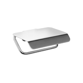 تاتاي  حامل مناديل الحمام بتصميم مسطح مثبت على الحائط، و بجودة عالية، مغطى بالألمنيوم باللون فضي 10 x 5 x 12 سم 6198900 1قطعة