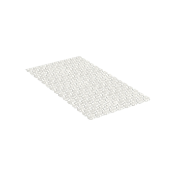 تاتاي 5511401 سجادة حمام غير شفافة مصنوعة من البي في سي عالي الجودة أبيض 70 * 36 سم 1قطعة