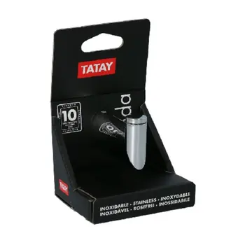 تاتاي  علاقة مناشف مصنوعة من الستانلستيل ياللون الفضي 4 x 6.5 x 16 سم 6646300 1قطعة