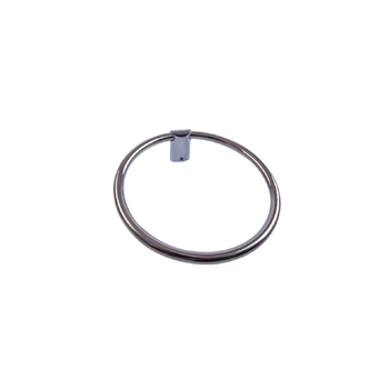 تاتاي  علاقة مناشف بتصميم على شكل حلقة مصنوعة من الستانلستيل باللون الفضي اللامع 21.336 × 21.336 × 7.62 سم 6646600 1قطعة