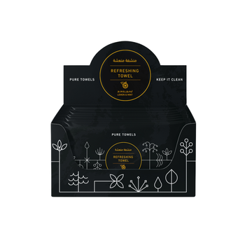 Pure Towels Lemon & Mint Wet Towels 12 Pieces