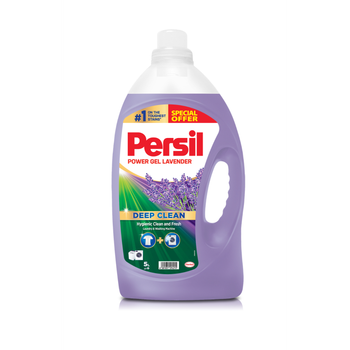 Persil Power Gel Lavender Liquid Laundry Detergent 5L