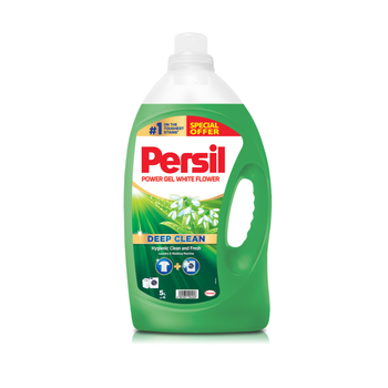 Persil Power Gel White Flower Liquid Detergent 5L