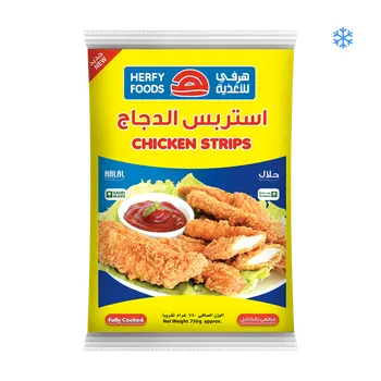 Herfy Chicken Strips Fully Cooked 750g