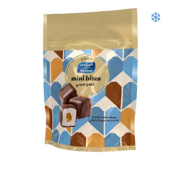 المراعي آيس كريم ميني بايتس عجينة كوكيز الفانيليا 128مل