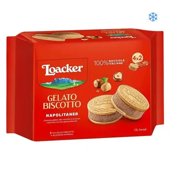 لواكر بسكويت ساندويتش آيس كريم جيلاتو بالكاكو 264جرام