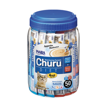 INABA Churu Tuna & Chicken Diet Treats 14x50 Pieces