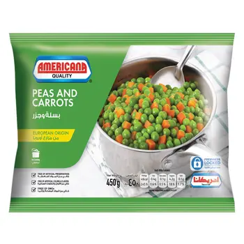 Americana Frozen Peas & Carrots 450g