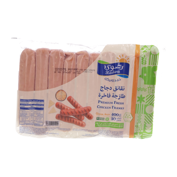 رضوى نقانق دجاج طازجة بالجبنة 400جرام