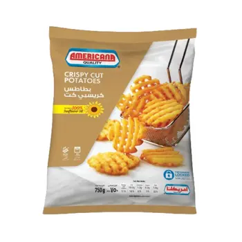 امريكانا بطاطس كريسبي كت 750جرام