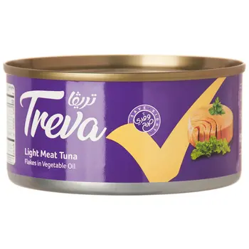 Treva Light Meat Tuna Flakes in Vegetable Oil 170g