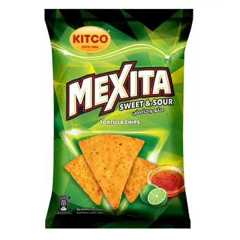 Kitco Mexita Sweet & Sour Tortilla Chips 180g