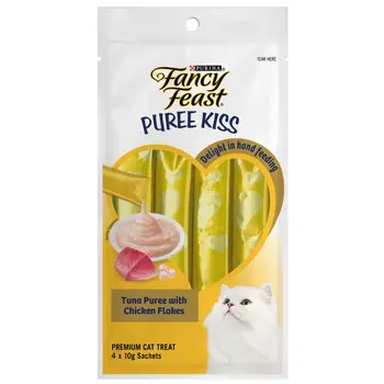 Fancy Feast Tuna Puree Cat Treats 4x10g