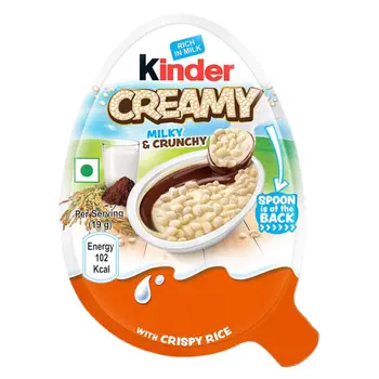 Kinder Creamy Milky & Crunchy With Crispy Rice 19g