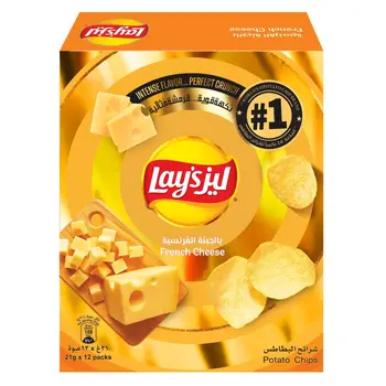 Lay's French Cheese Potato Chips 12x21g