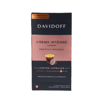 Davidoff Crema Intense Lungo Espresso Coffee Capsules 10 Pcs