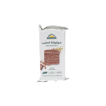 Natureland Organic Milk Chocolate Rice Cakes 90g