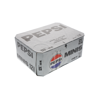 Pepsi Diet Mini Soft Drink Pack 12× 150ml