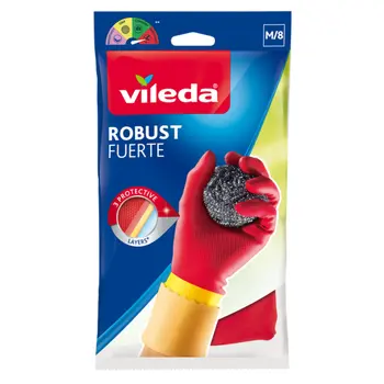 Vileda 3 Proterctive Layers Durable Gloves M Size