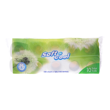 Soft N Cool Toilet Tissues 100 Sheets 10Roll