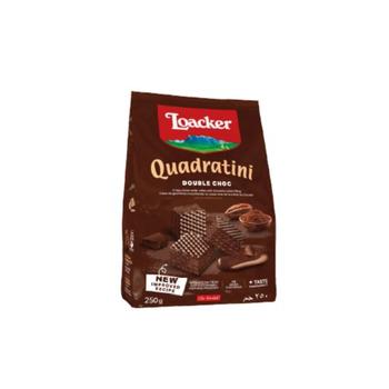 Loacker Quadratini Double Chocolate 250 g