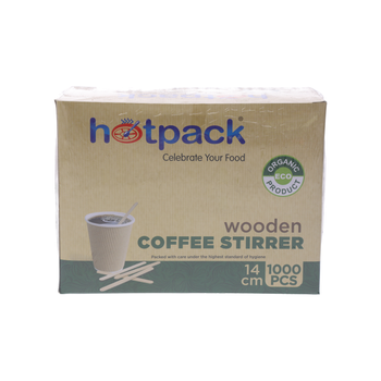هوت باك مقلب القهوة خشبي 14 سم - 1000 حبة