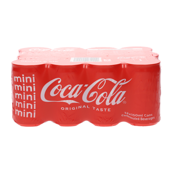 Coca Cola Original Soft Drink Pack: 12×150Ml.