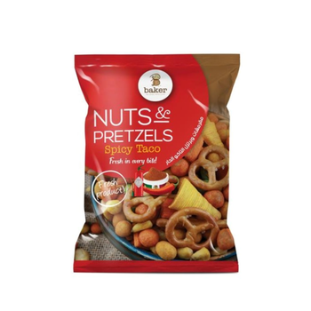 Baker Nuts & Pretzels Spciy & Taco 275g
