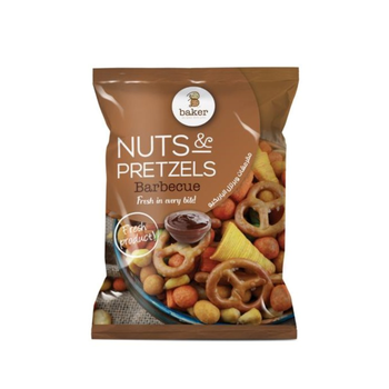 Baker Barbeque Nuts & Pretzels 275g