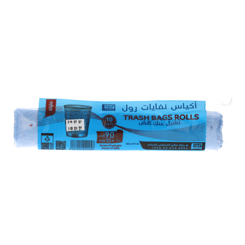 SKP Blue Garbage Bags 10 Gallon 90 Pieces
