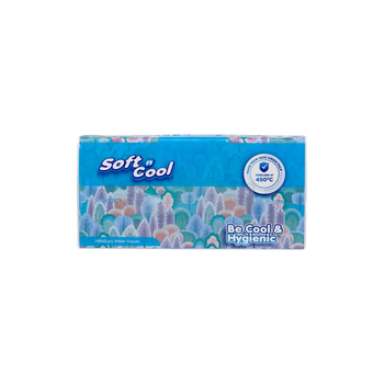 Soft N Cool Facial Tissue Nylon Pack 200 Sheets 2Ply 5 Boxes