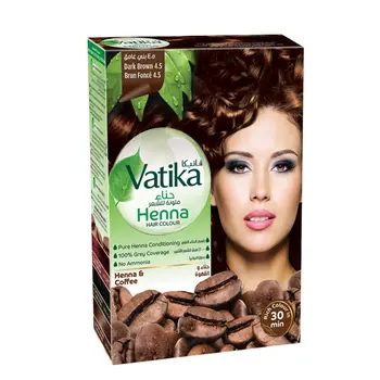Vatika 4.5 Dark Brown Henna Hair Color 1 pc